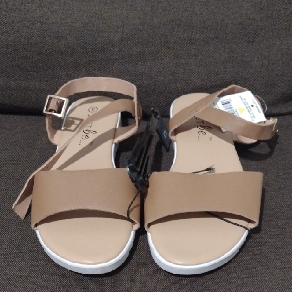 Tan Strappy Sandals